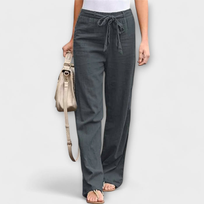 Loreen | Pantalones Ligeros de Lino