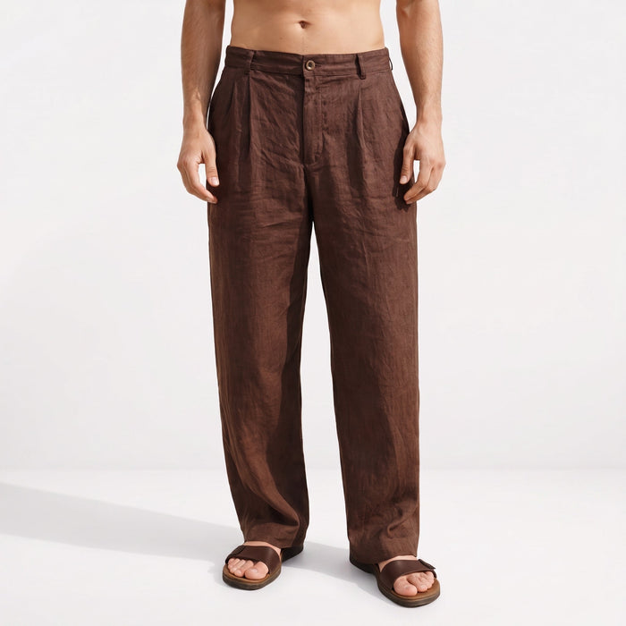 Luciano | Pantalón de Lino Ancho