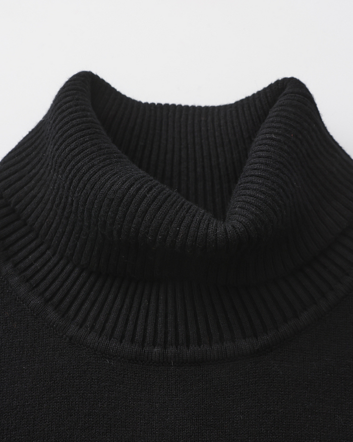 Suéter de Cuello Alto para Otoño