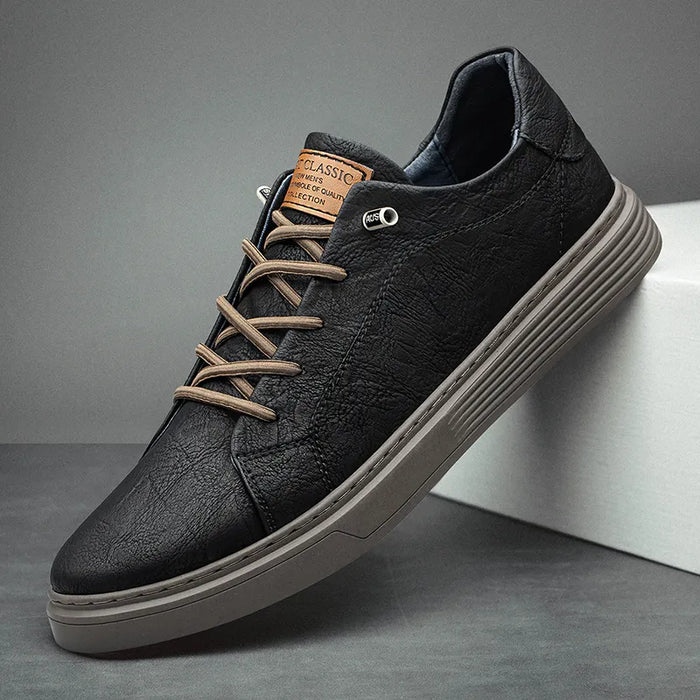 Zapatillas Oxford de cuero